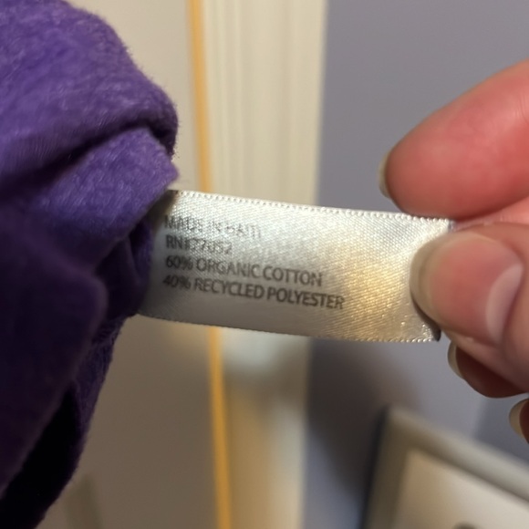 Women's V-Neck T-Shirt Tee Purple Threads 4 Thought Sustainable Apparel Comfy - Picture 3 of 5